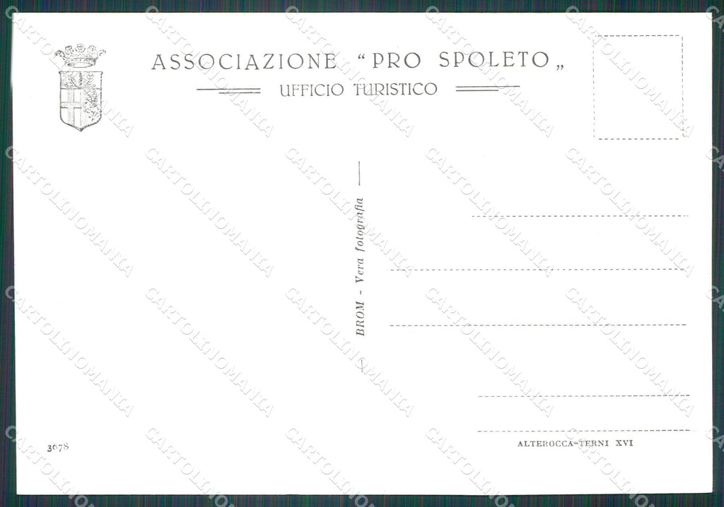 Perugia Spoleto FG Foto cartolina KB4850 – retro