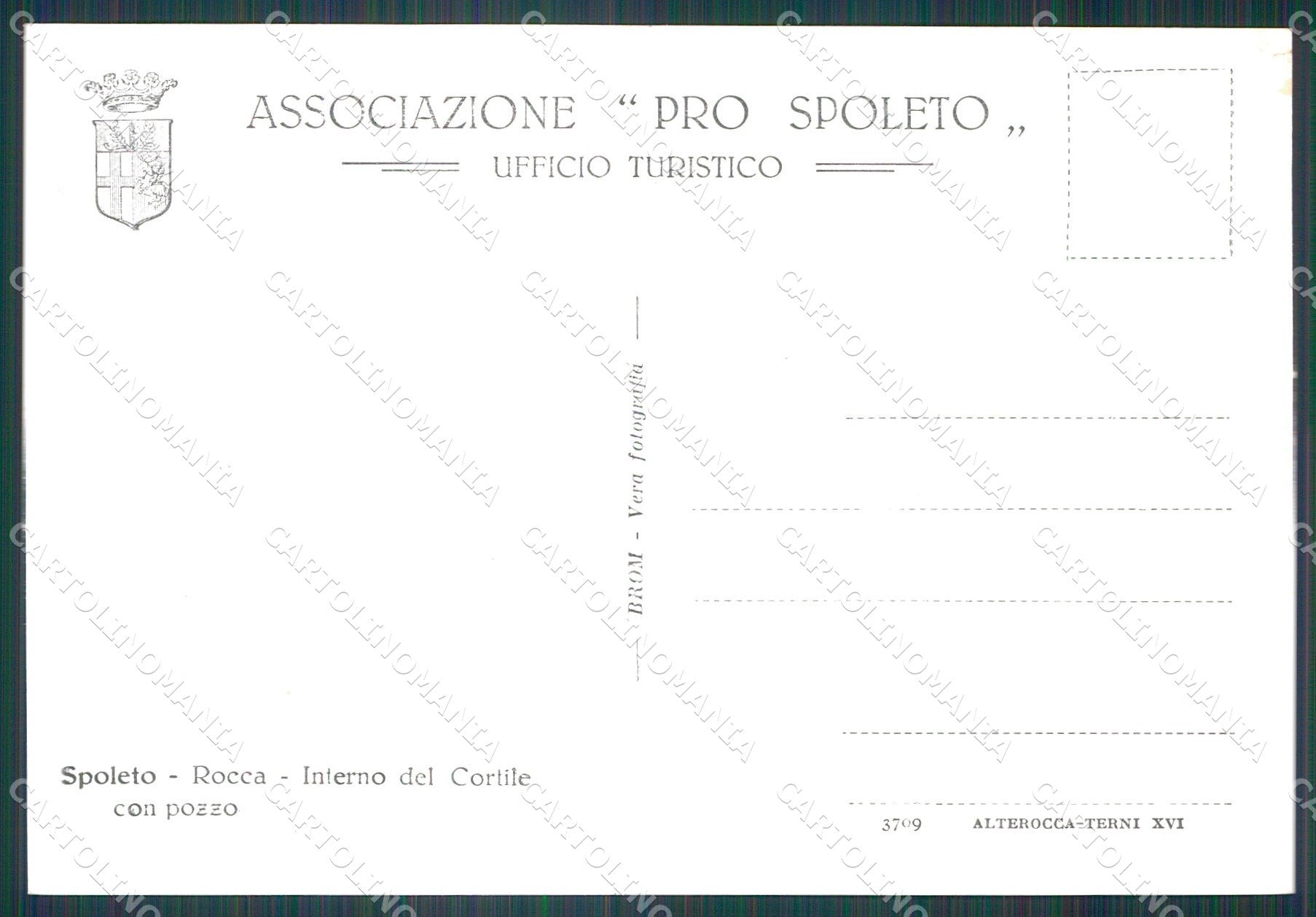 Perugia Spoleto FG Foto cartolina KB4851 – retro
