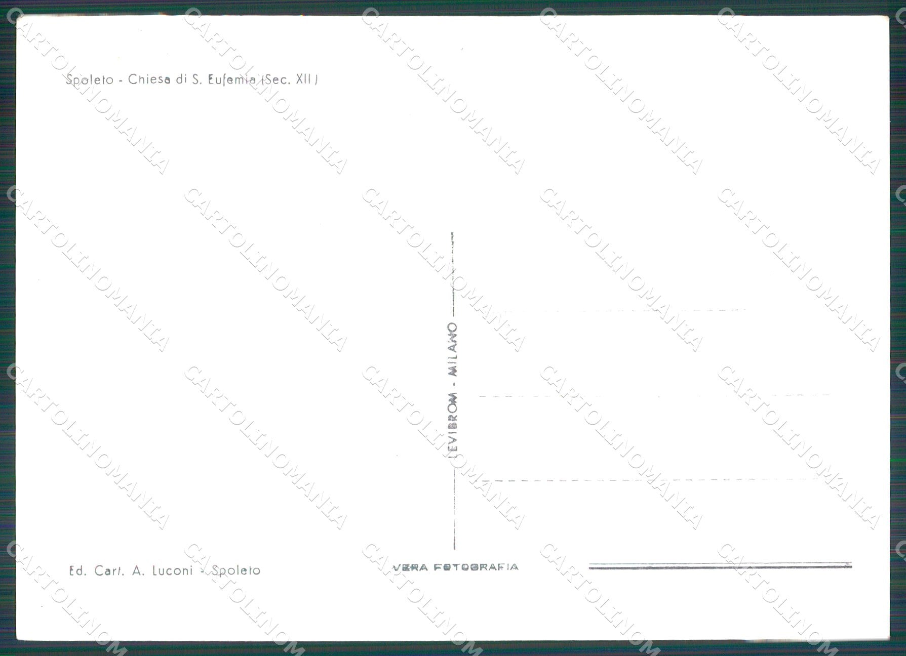 Perugia Spoleto FG Foto cartolina KB4860 – retro