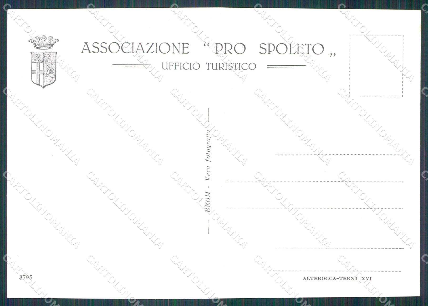Perugia Spoleto FG Foto cartolina KB4867 – retro