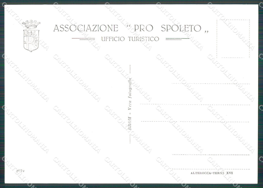 Perugia Spoleto FG Foto cartolina KB4868 – retro
