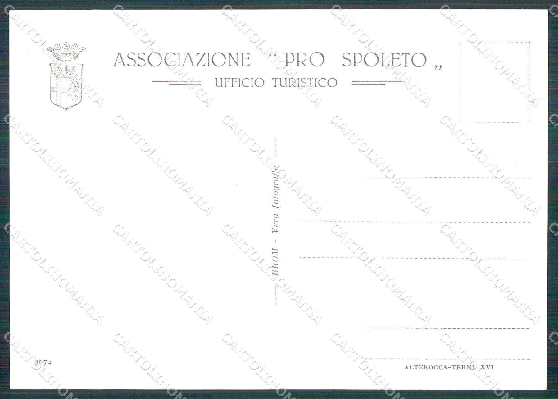 Perugia Spoleto FG Foto cartolina KB4868 – retro