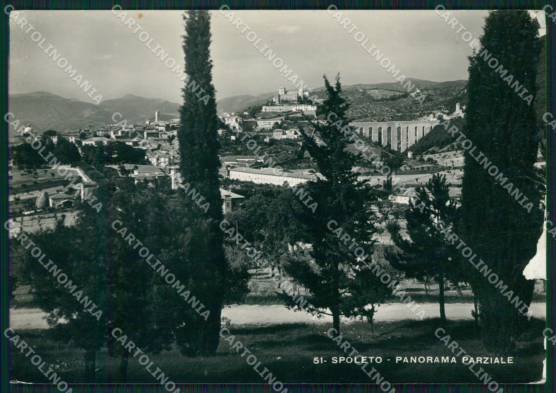 Perugia Spoleto ABRASA FG Foto cartolina KB4870 – fronte