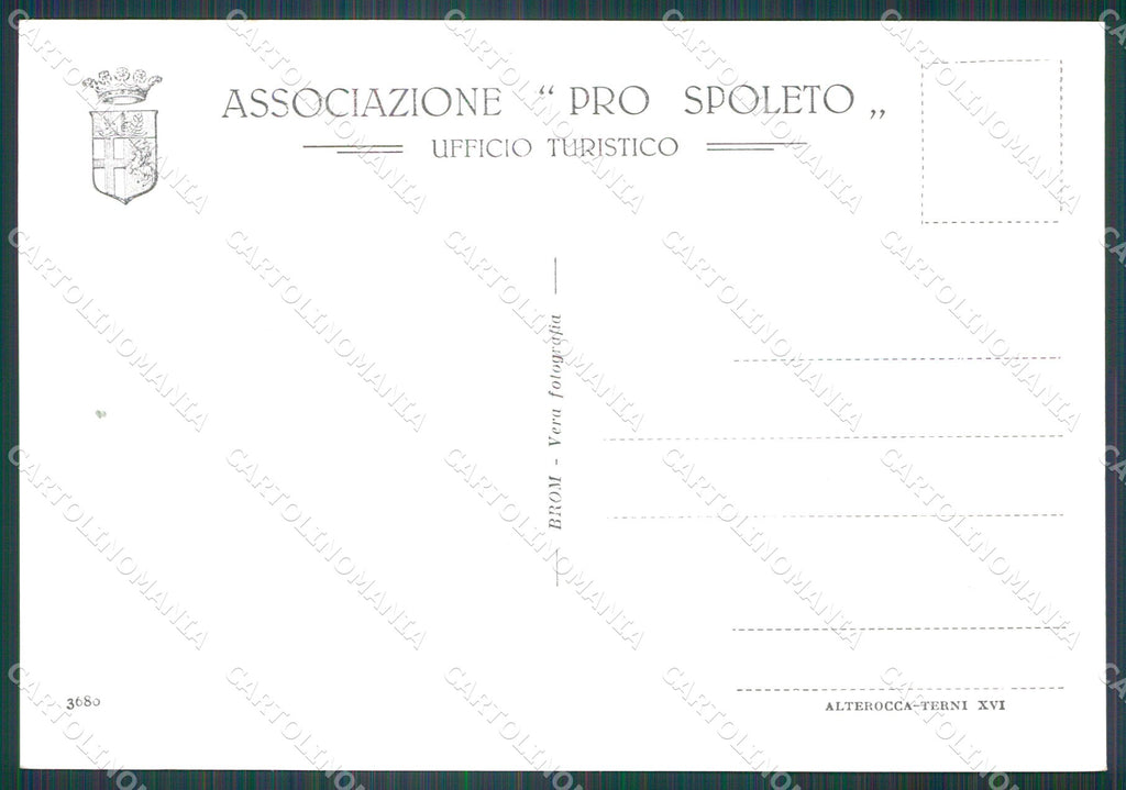Perugia Spoleto Monteluco FG Foto cartolina KB4872 – retro