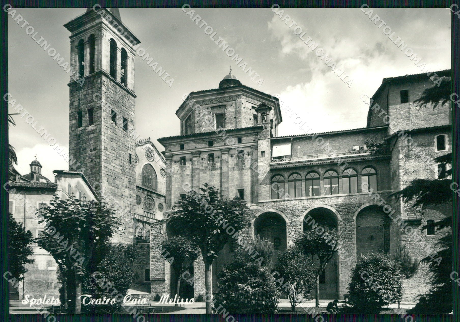 Perugia Spoleto Teatro FG Foto cartolina KB4880 – fronte