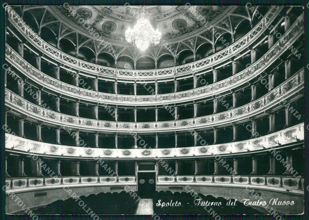 Perugia Spoleto Teatro FG Foto cartolina KB4883 – fronte