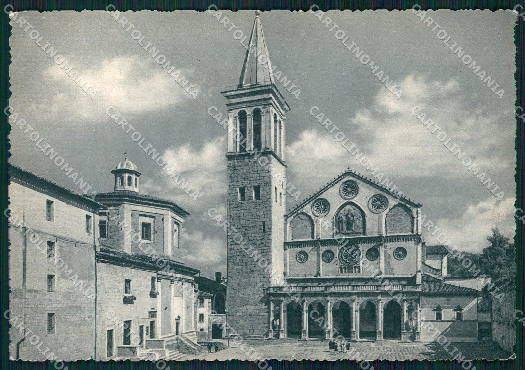 Perugia Spoleto Duomo FG cartolina KB4897 – fronte