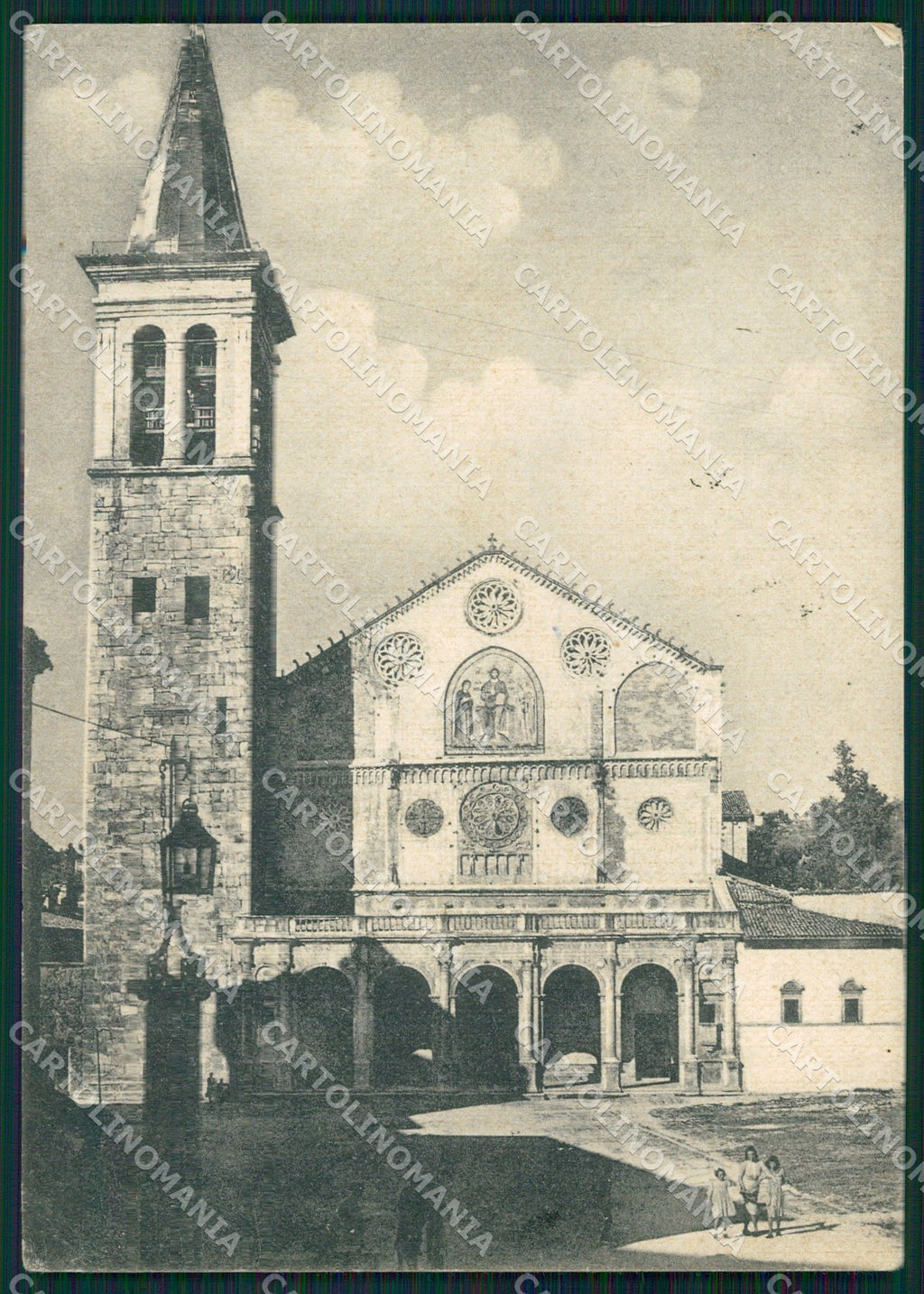 Perugia Spoleto Duomo FG cartolina KB4899 – fronte