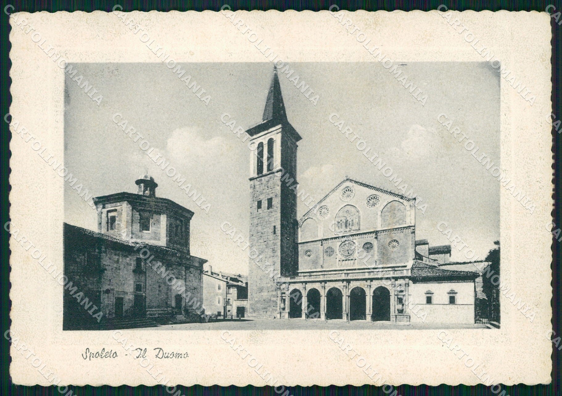 Perugia Spoleto ABRASA FG cartolina KB4902 – fronte