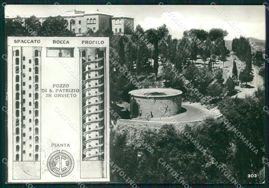 Terni Orvieto Pozzo di San Patrizio FG Foto cartolina KB4910 – fronte