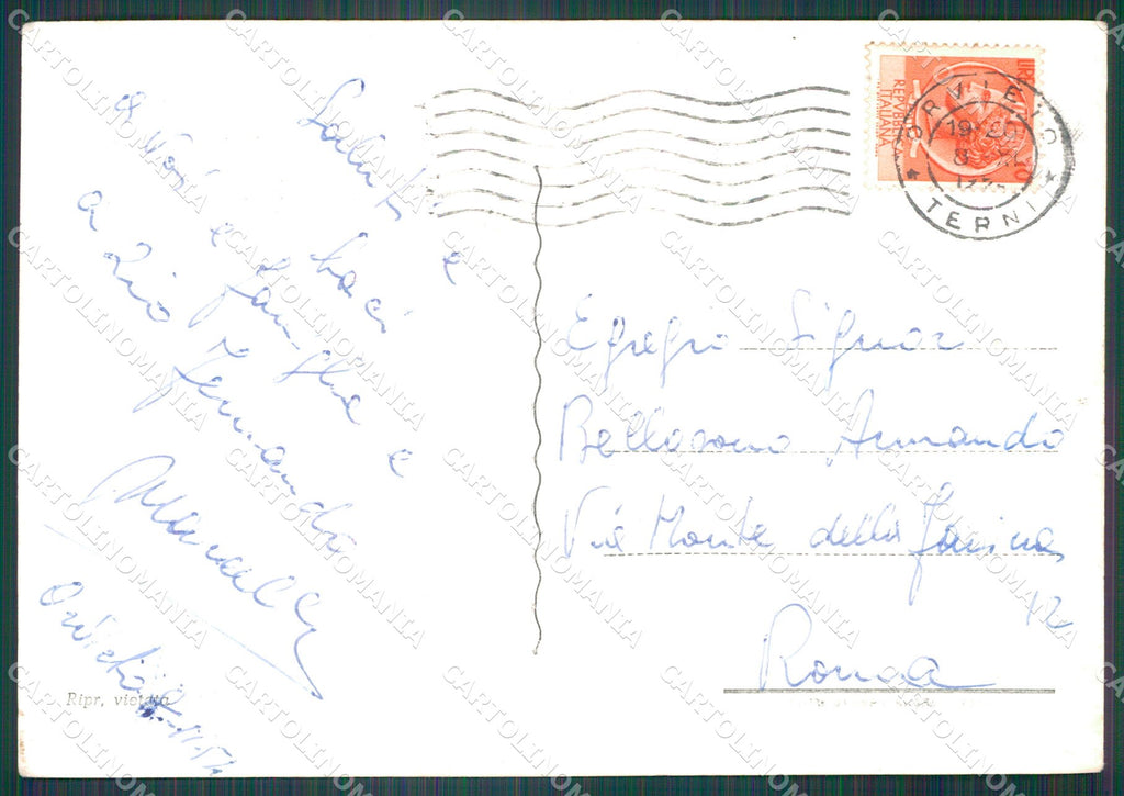 Terni Orvieto FG Foto cartolina KB4921 – retro