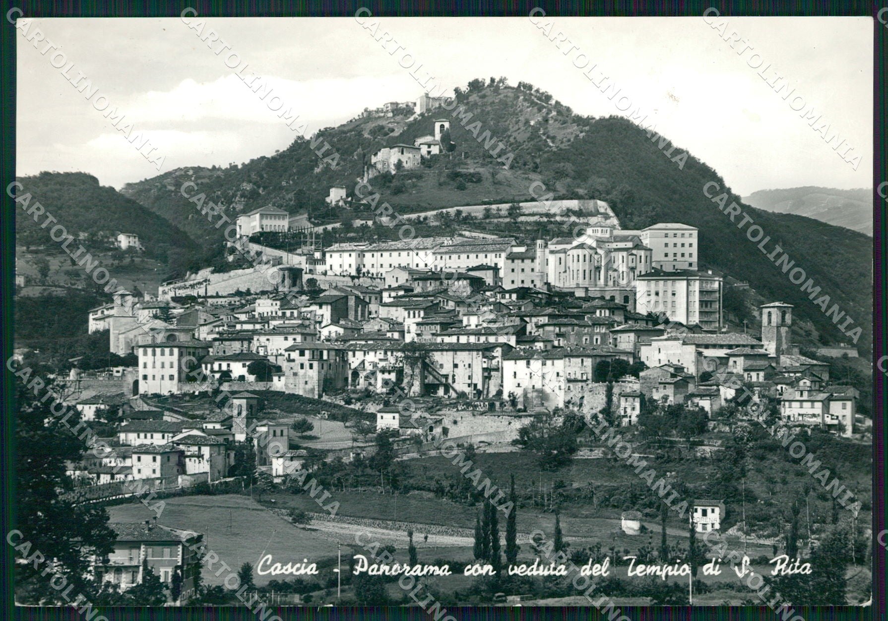 Perugia Cascia Tempio Santa Rita FG Foto cartolina KB4935 – fronte