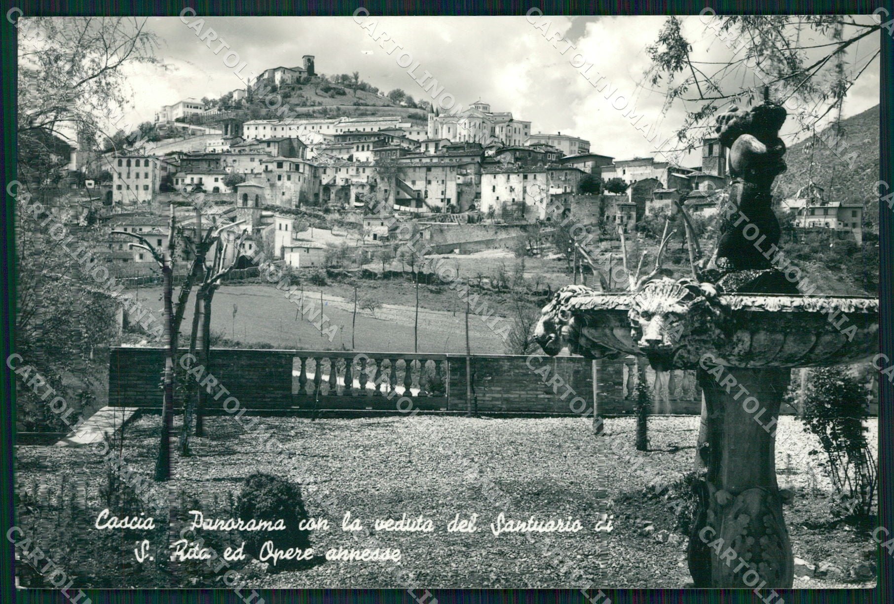 Perugia Cascia Santuario Santa Rita FG Foto cartolina KB4936 – fronte