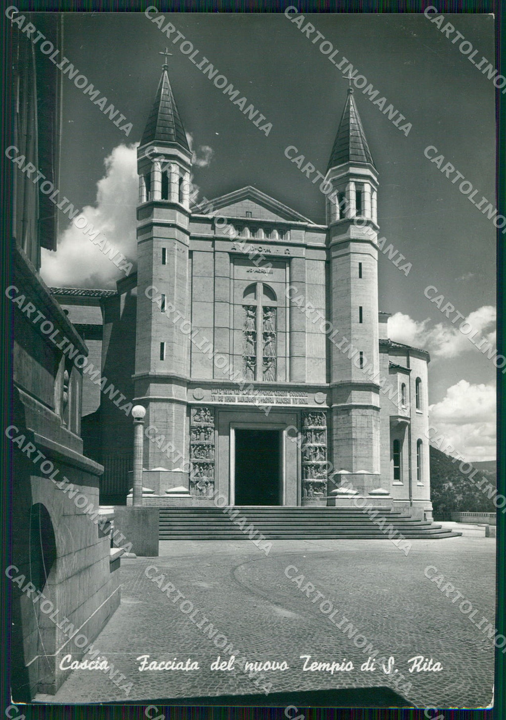 Perugia Cascia Tempio Santa Rita FG Foto cartolina KB4941 – fronte