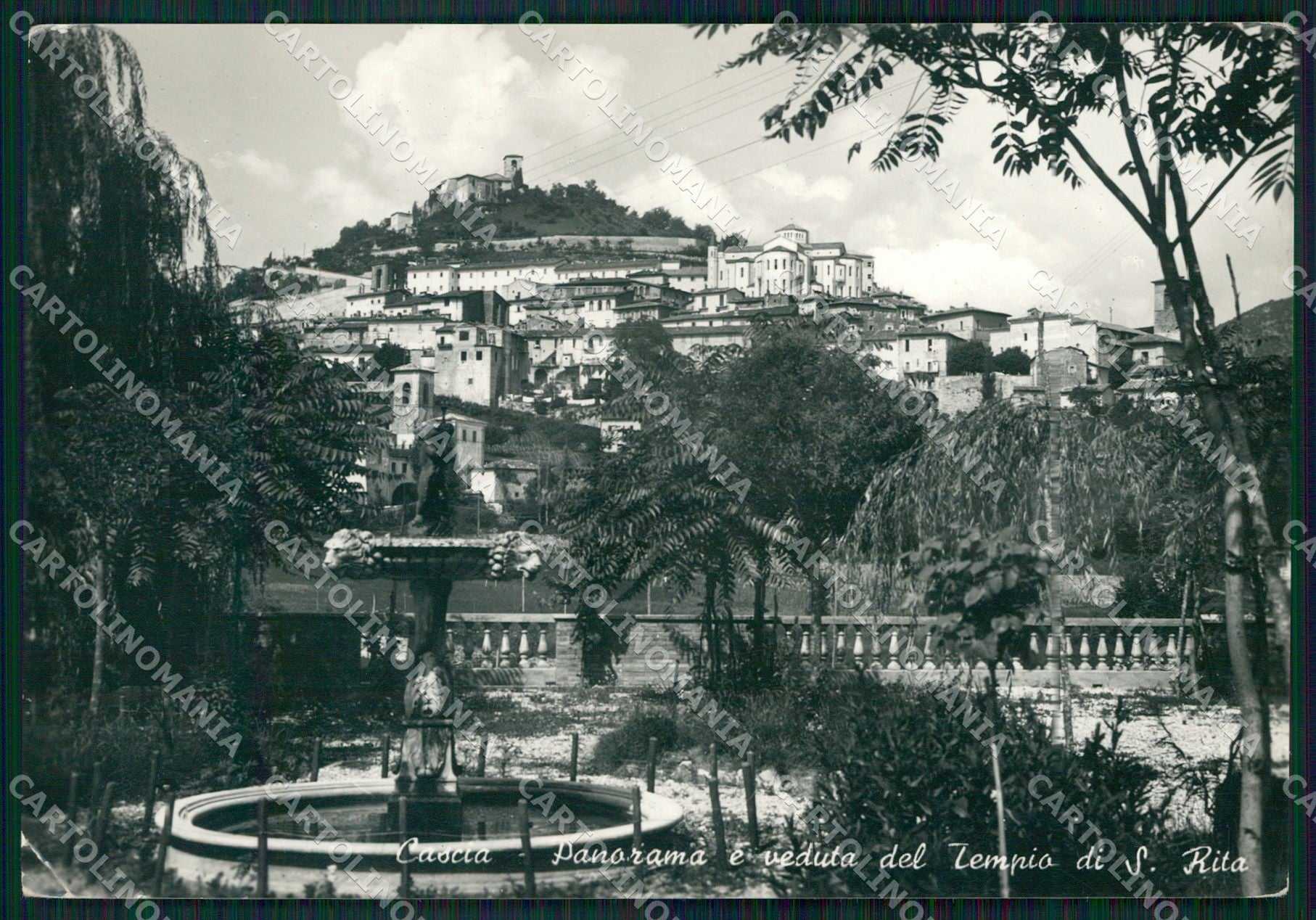 Perugia Cascia Tempio Santa Rita FG Foto cartolina KB4942 – fronte
