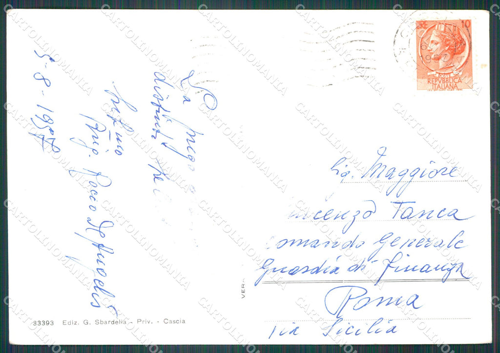 Perugia Cascia Tempio Santa Rita FG Foto cartolina KB4942 – retro