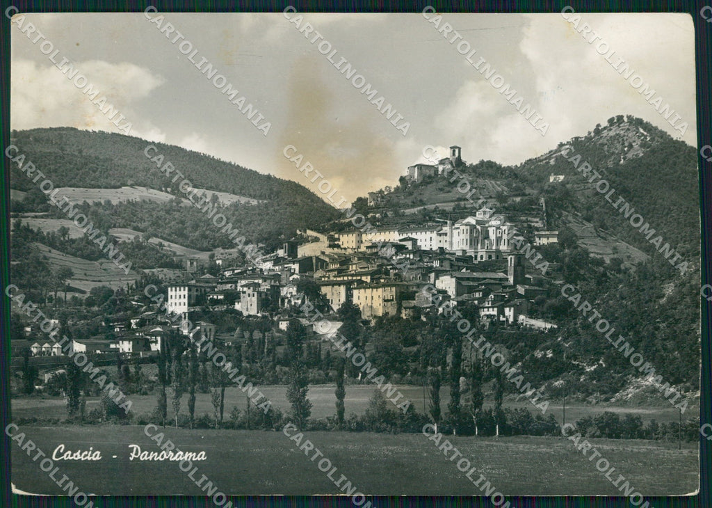 Perugia Cascia MACCHIA ABRASA FG Foto cartolina KB4944 – fronte