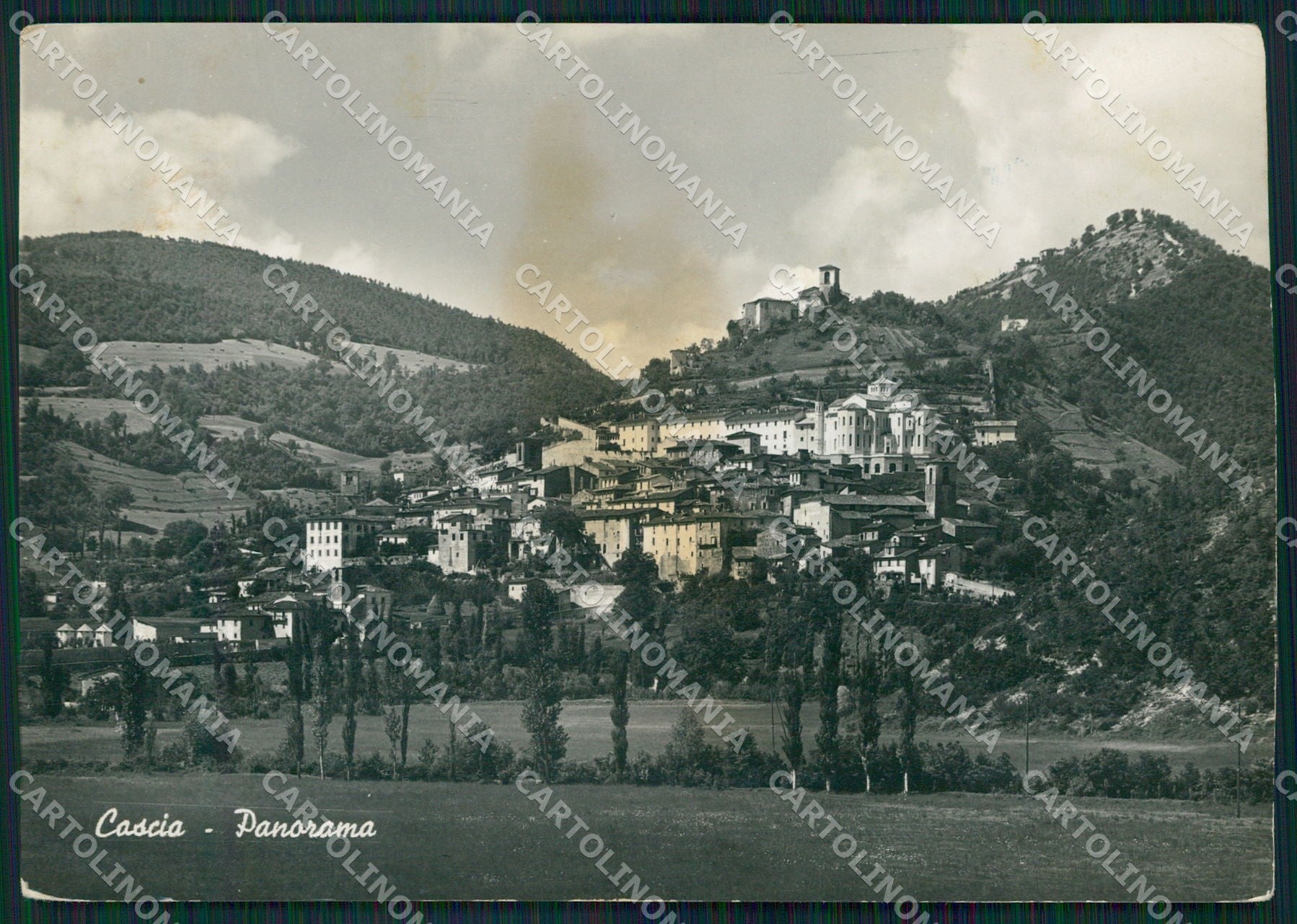 Perugia Cascia MACCHIA ABRASA FG Foto cartolina KB4944 – fronte