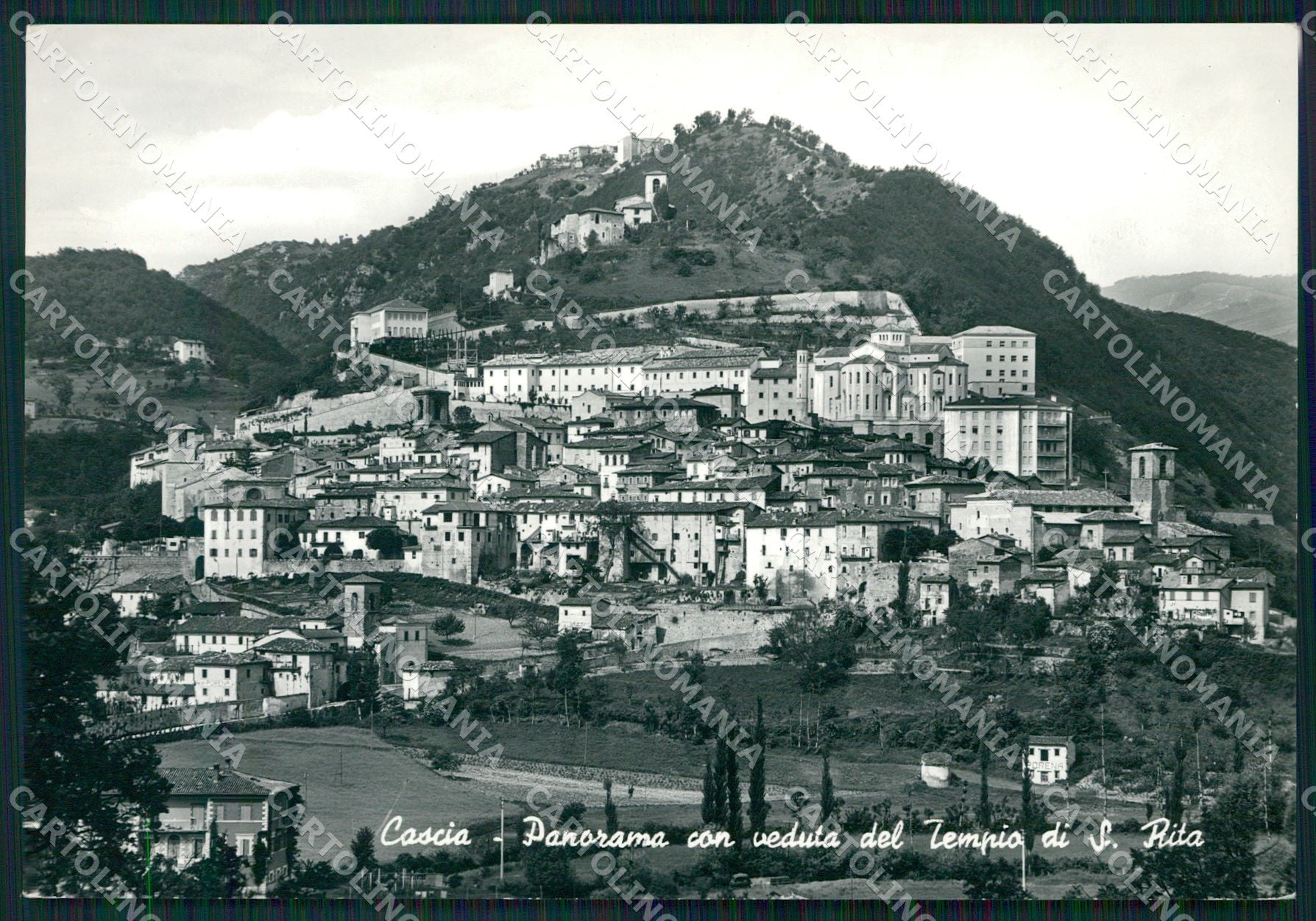 Perugia Cascia Tempio Santa Rita FG Foto cartolina KB4945 – fronte