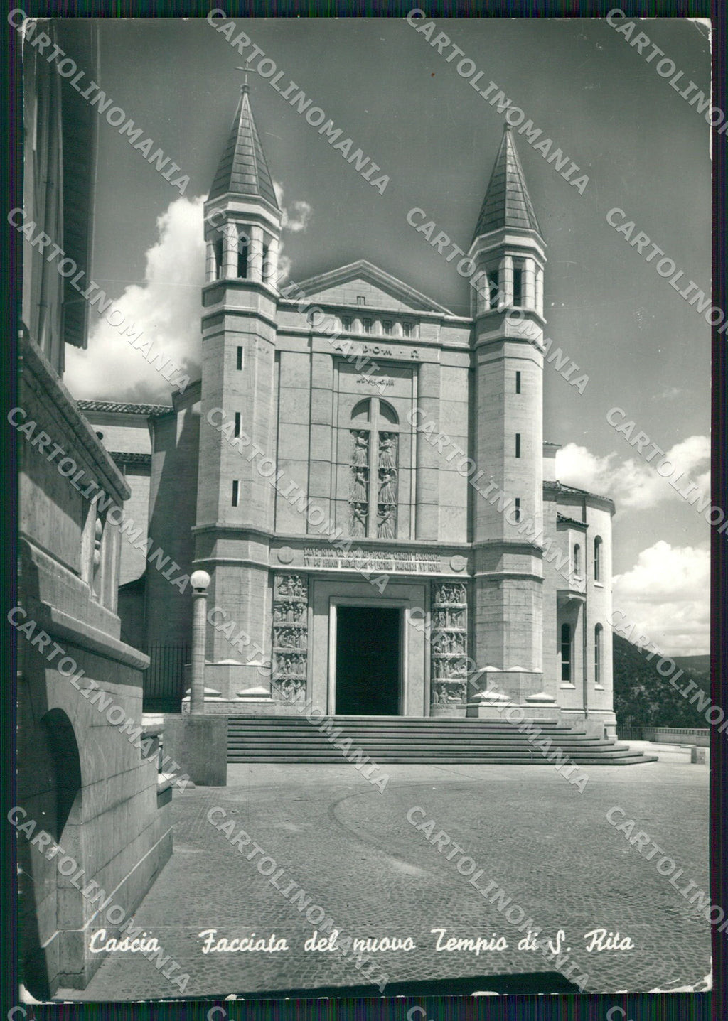 Perugia Cascia Tempio Santa Rita FG Foto cartolina KB4949 – fronte
