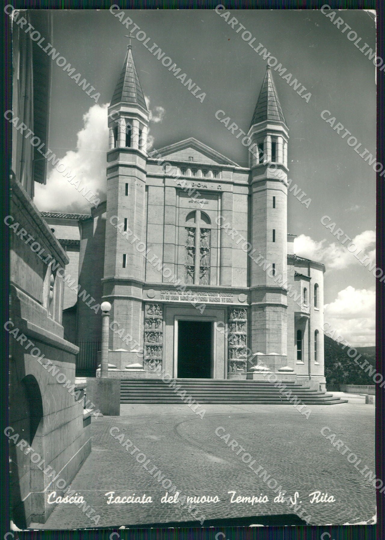 Perugia Cascia Tempio Santa Rita FG Foto cartolina KB4949 – fronte