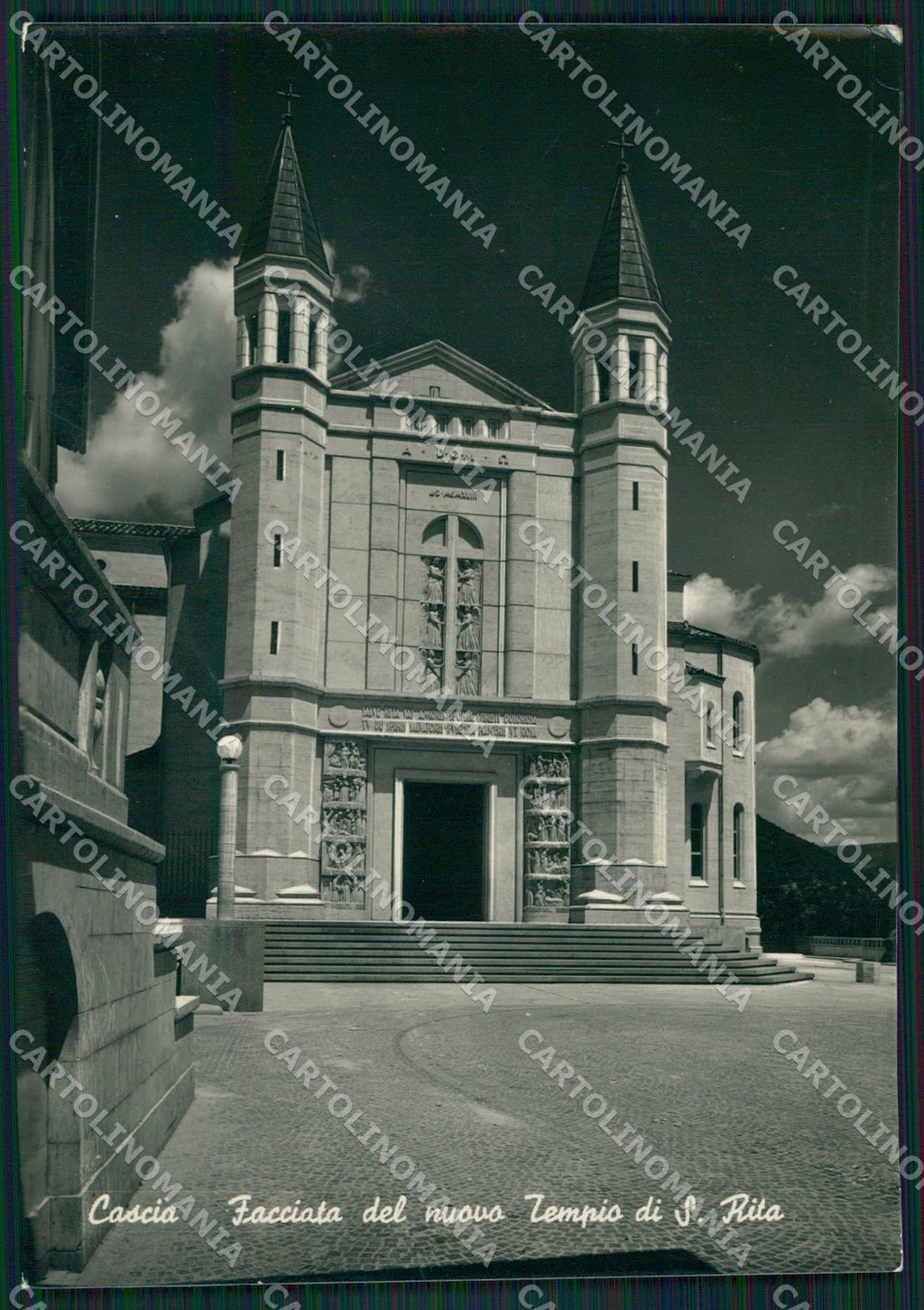 Perugia Cascia Tempio Santa Rita FG Foto cartolina KB4951 – fronte