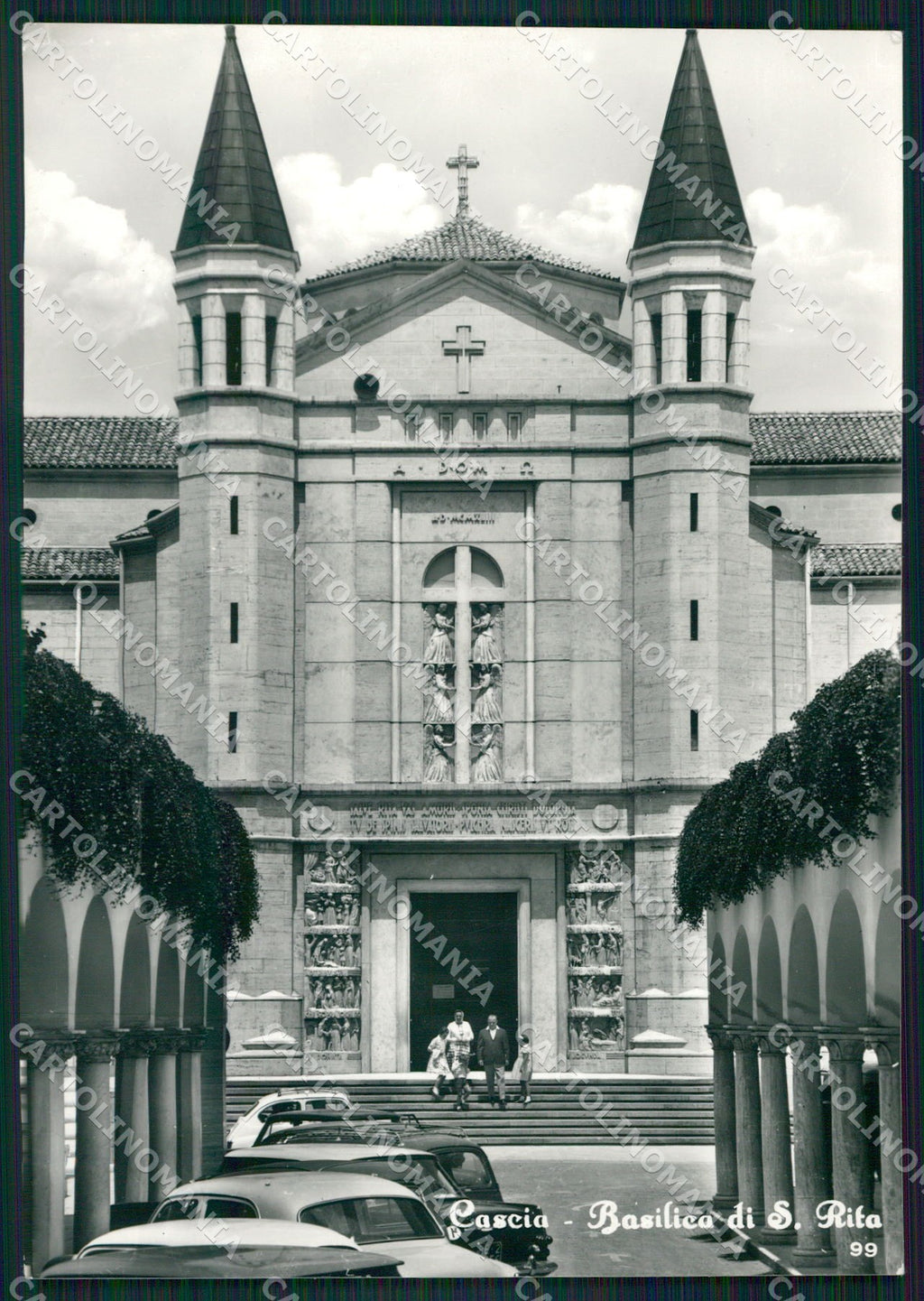 Perugia Cascia Basilica Santa Rita FG Foto cartolina KB4954 – fronte