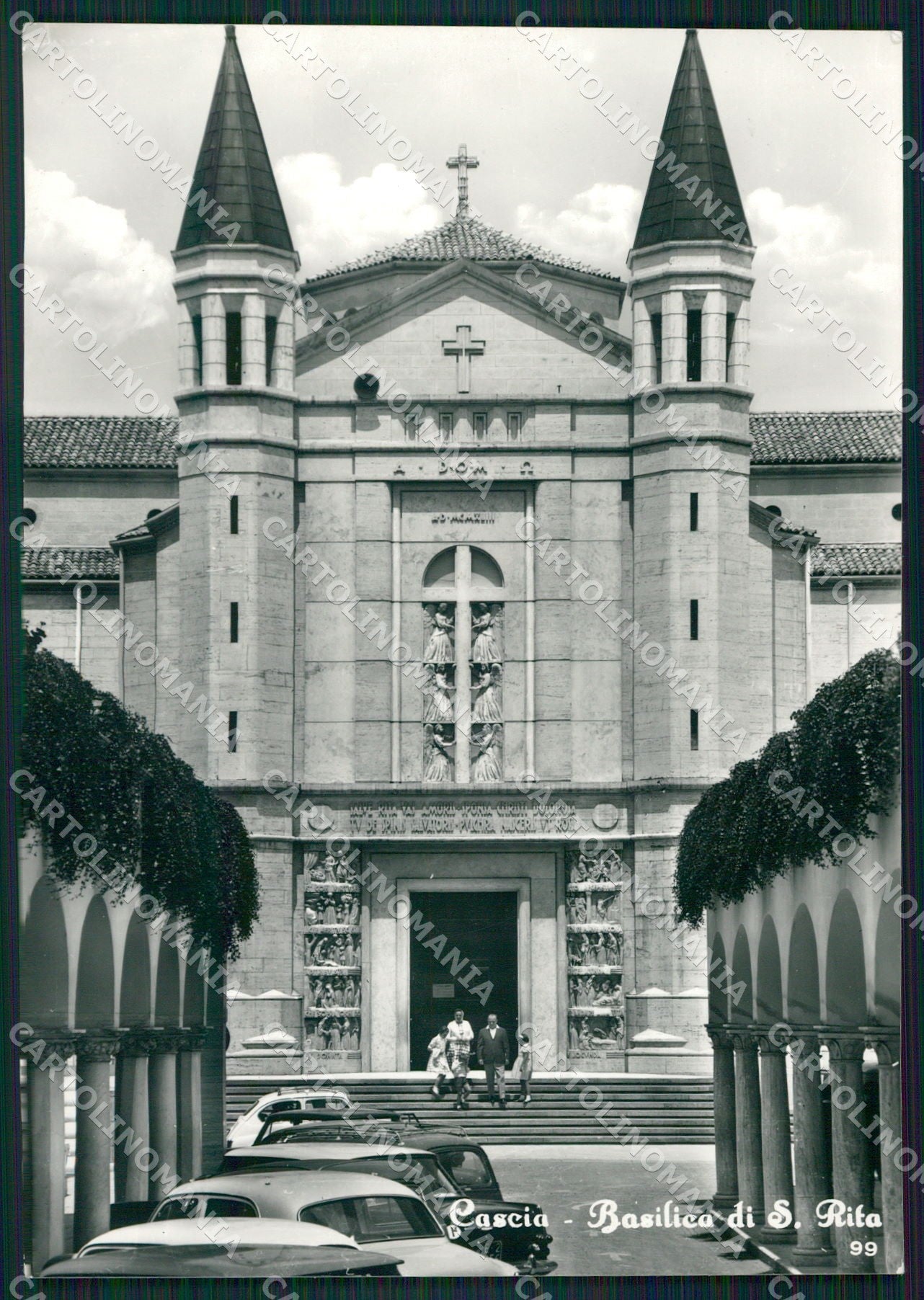 Perugia Cascia Basilica Santa Rita FG Foto cartolina KB4954 – fronte