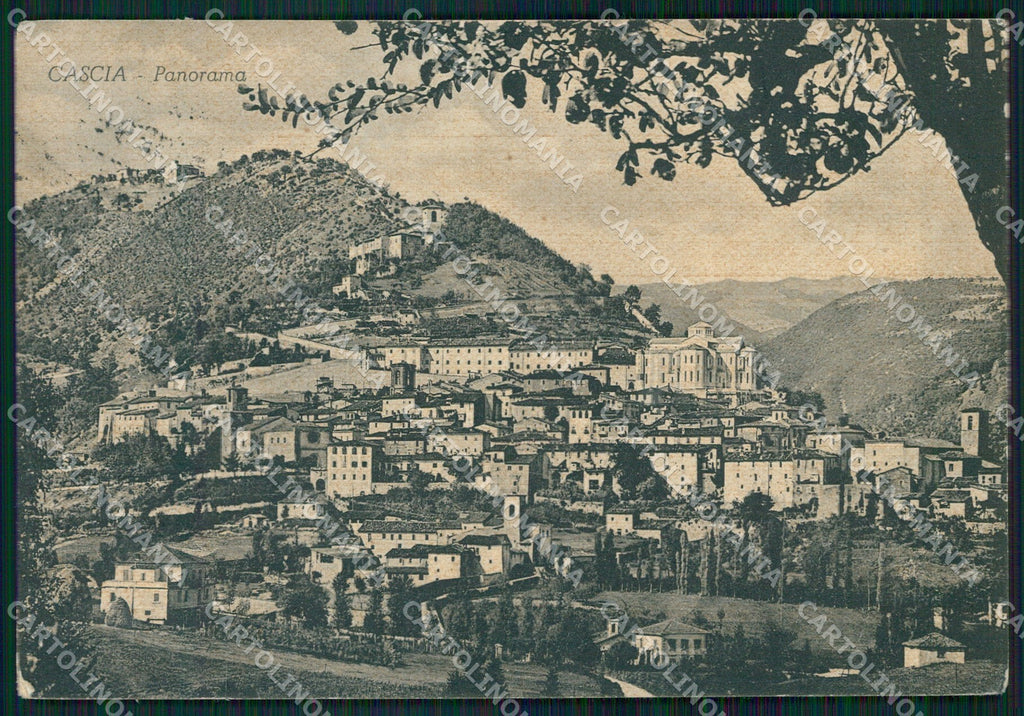 Perugia Cascia FG cartolina KB4958 – fronte