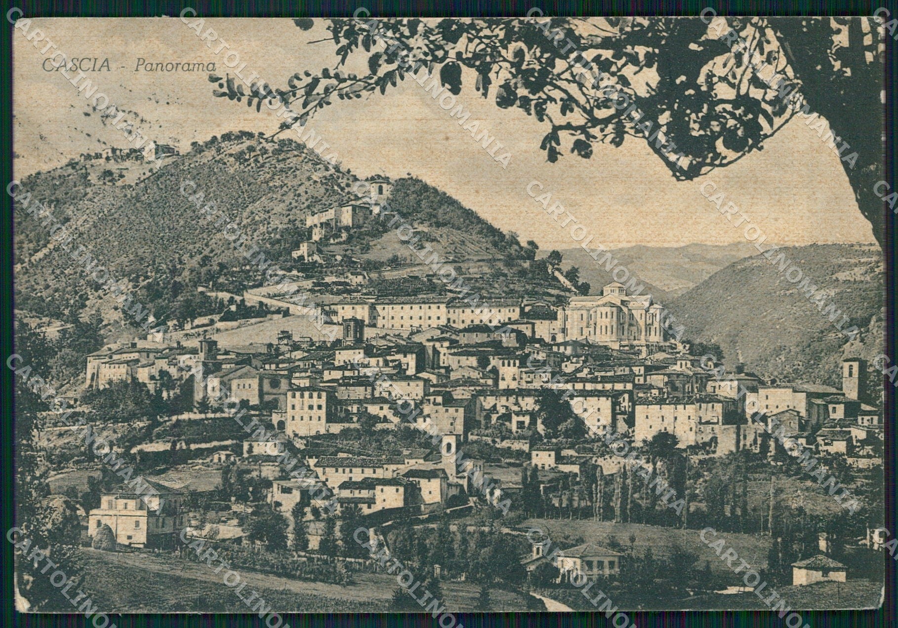 Perugia Cascia FG cartolina KB4958 – fronte