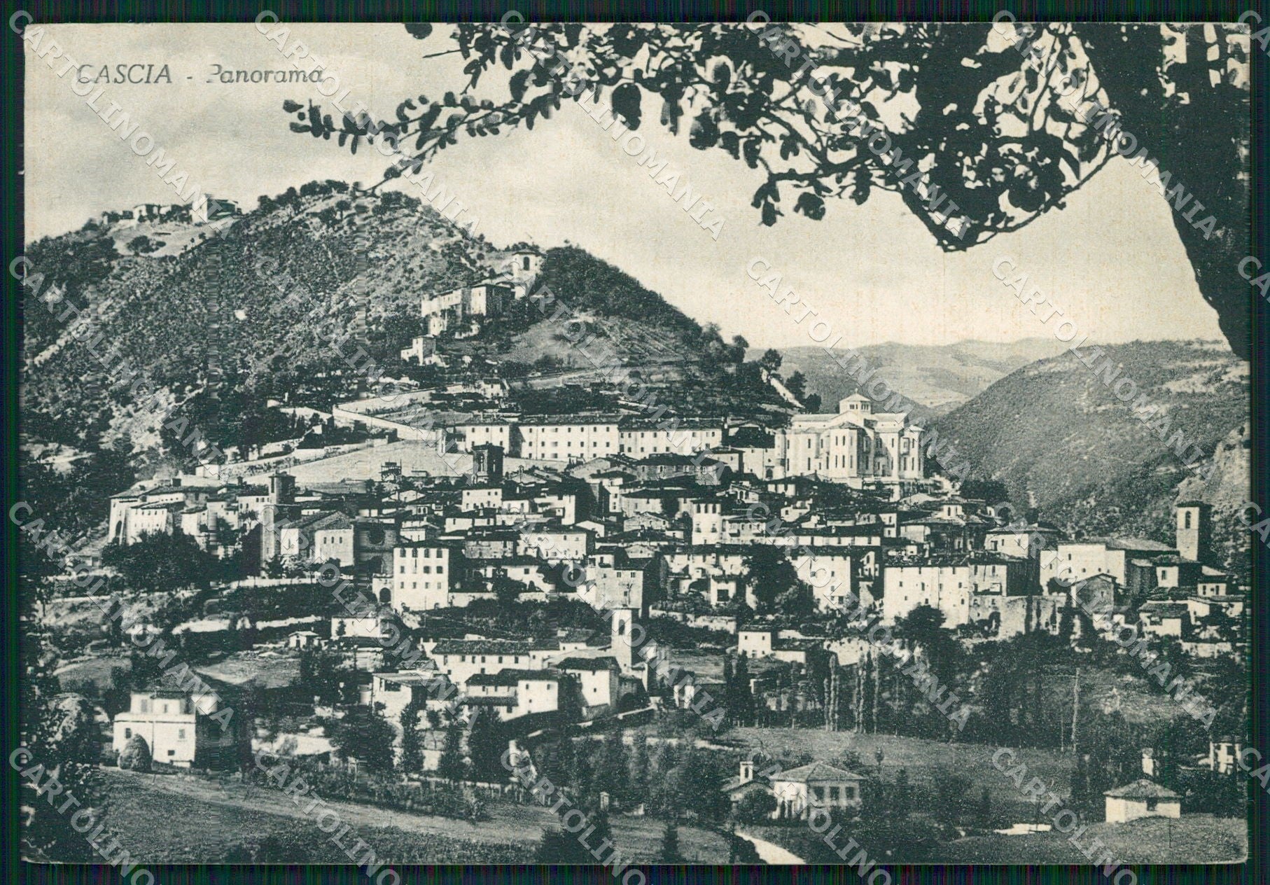 Perugia Cascia PIEGHINA FG cartolina KB4959 – fronte