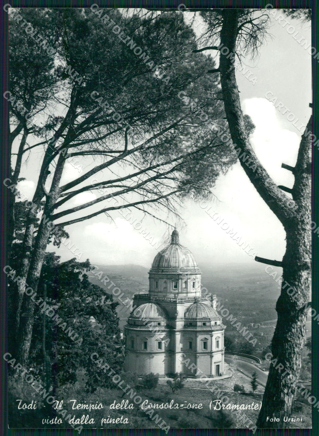 Perugia Todi Tempio della Consolazione Bramante FG Foto cartolina KB4976 – fronte