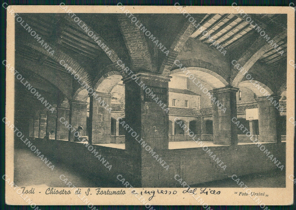 Perugia Todi Ursini PIEGHINA FG cartolina KB4979 – fronte