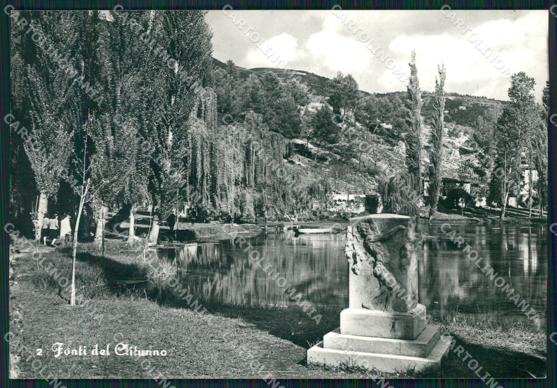 Perugia Campello Fonti del Clitunno Carducci FG Foto cartolina KB4980 – fronte