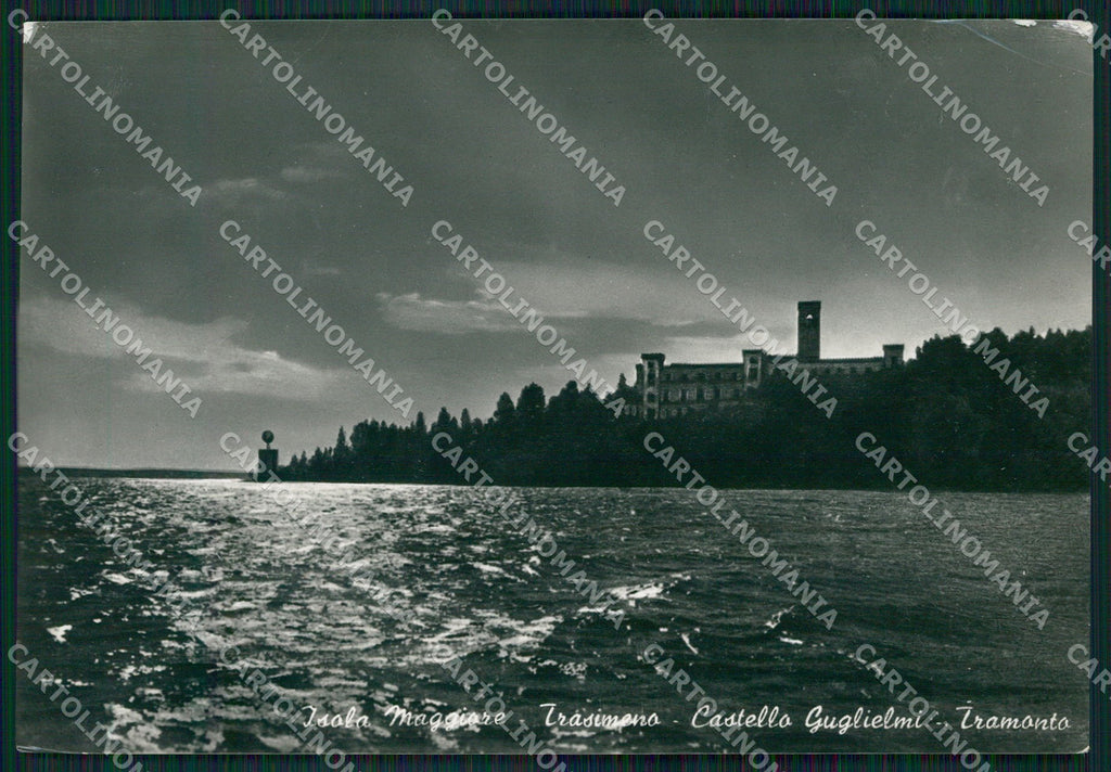 Perugia Tuoro Isola Maggiore Lago Trasimeno PIEGHINA FG Foto cartolina KB5002 – fronte