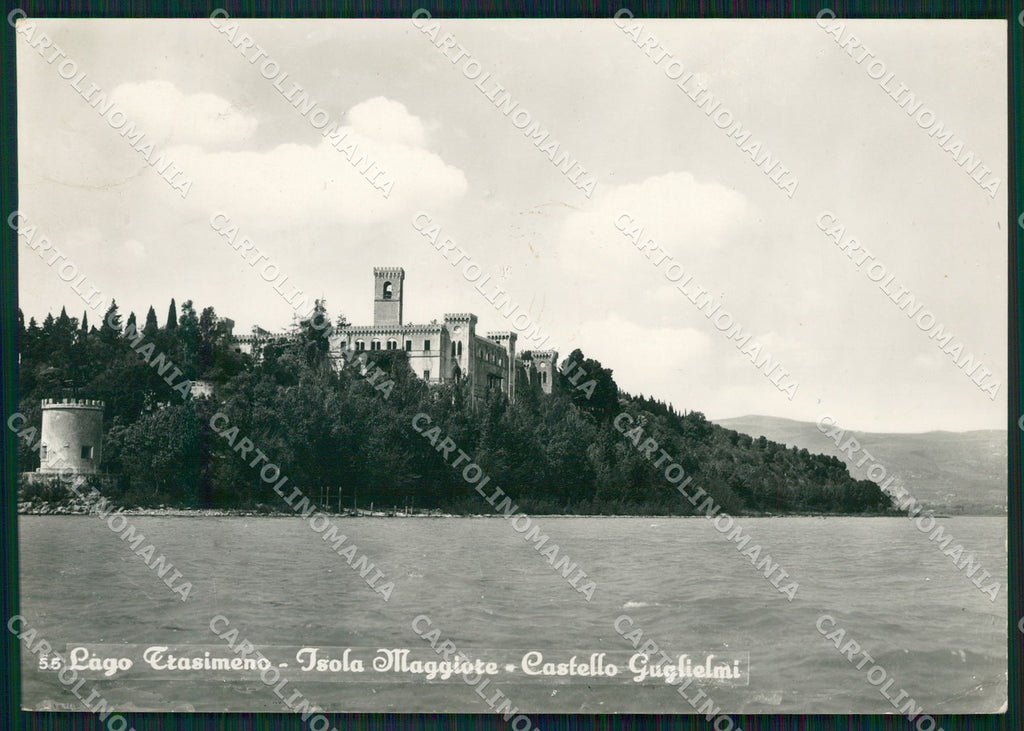 Perugia Tuoro Isola Maggiore Lago Trasimeno FG Foto cartolina KB5003 – fronte
