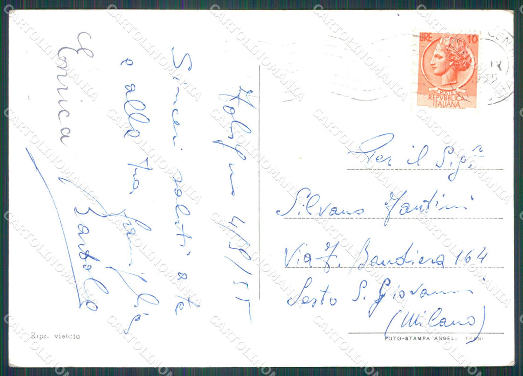 Perugia Foligno FG Foto cartolina KB5011 – retro