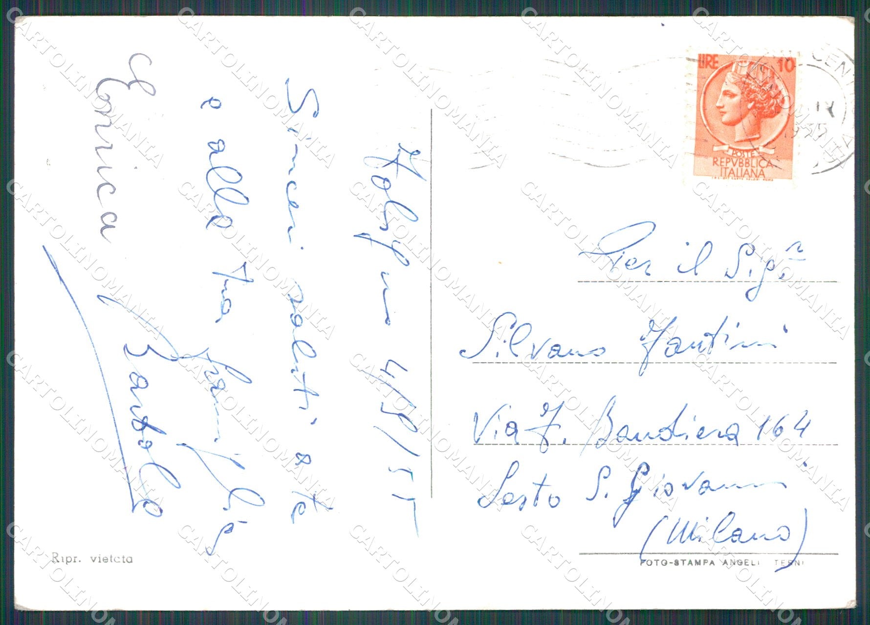 Perugia Foligno FG Foto cartolina KB5011 – retro