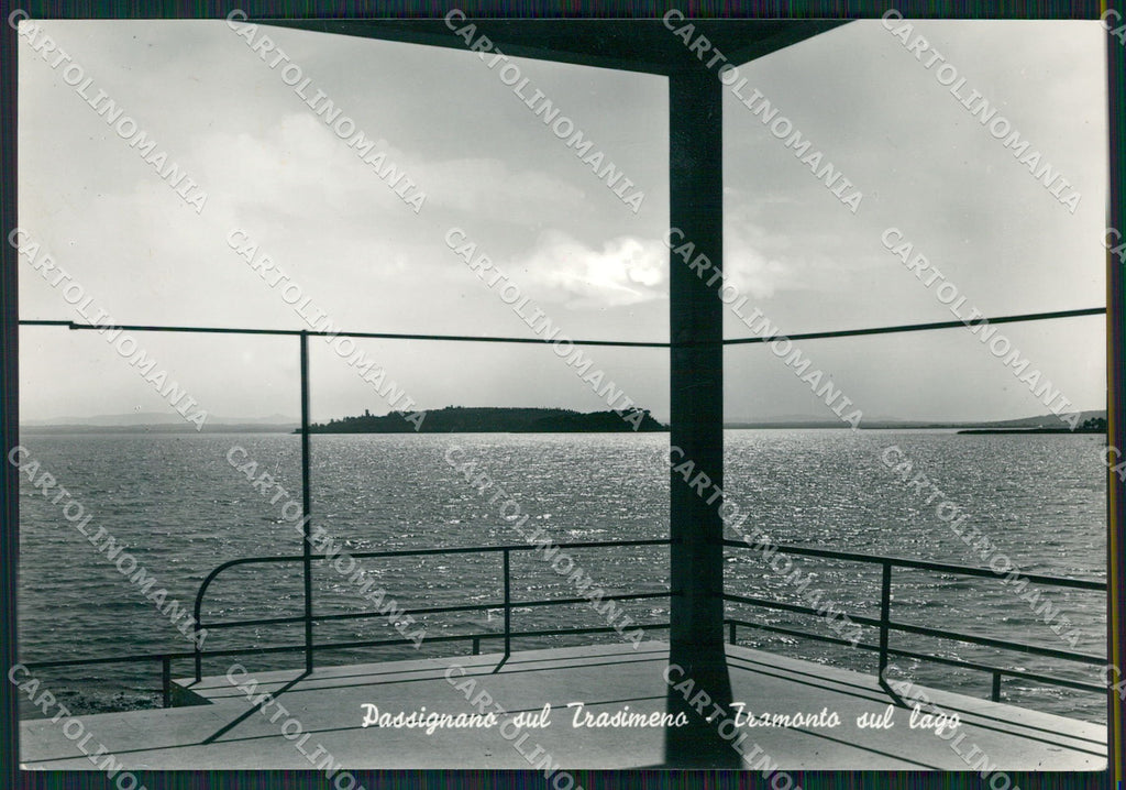 Perugia Passignano sul Trasimeno Lago di FG Foto cartolina KB5024 – fronte