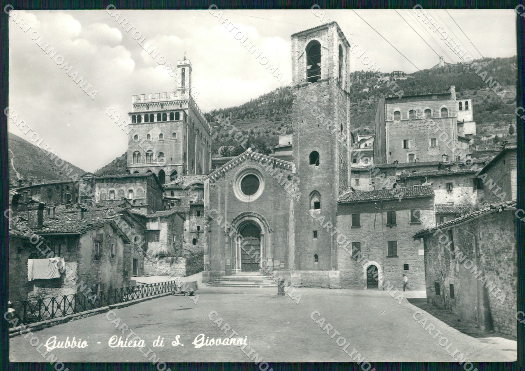 Perugia Gubbio Chiesa San Giovanni FG Foto cartolina KB5026 – fronte