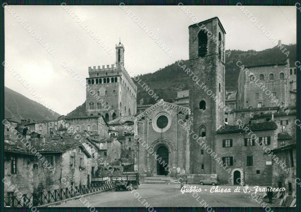 Perugia Gubbio Chiesa San Francesco FG Foto cartolina KB5028 – fronte