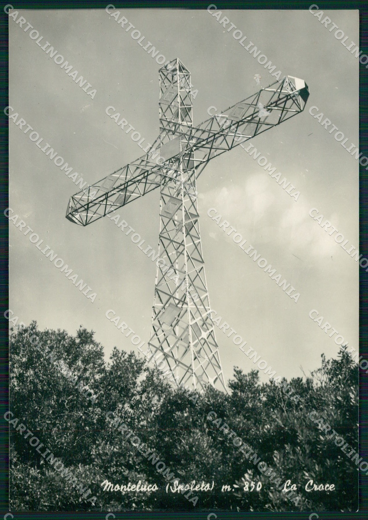 Perugia Spoleto Monteluco Croce FG Foto cartolina KB5032 – fronte