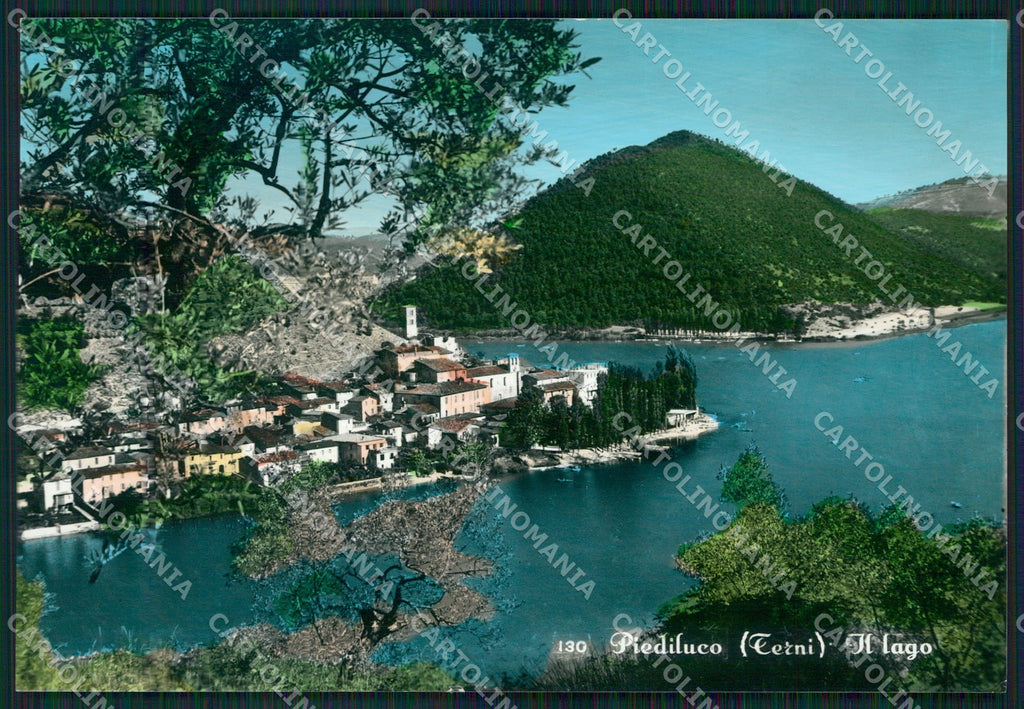 Terni Piediluco Lago di FG Foto cartolina KB5034 – fronte