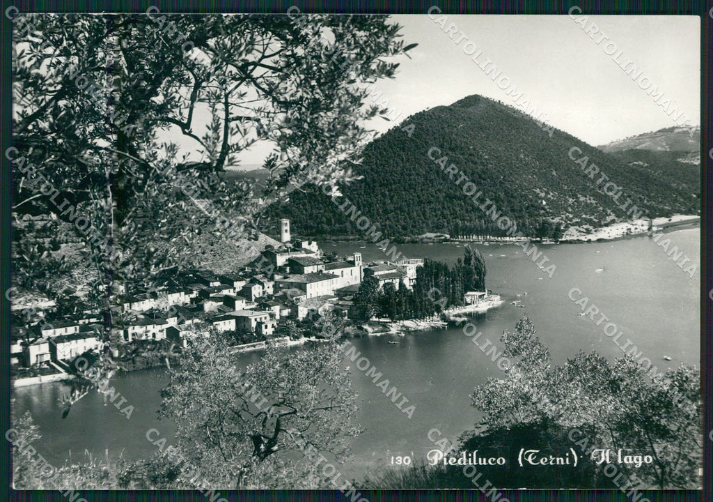 Terni Piediluco Lago di FG Foto cartolina KB5035 – fronte