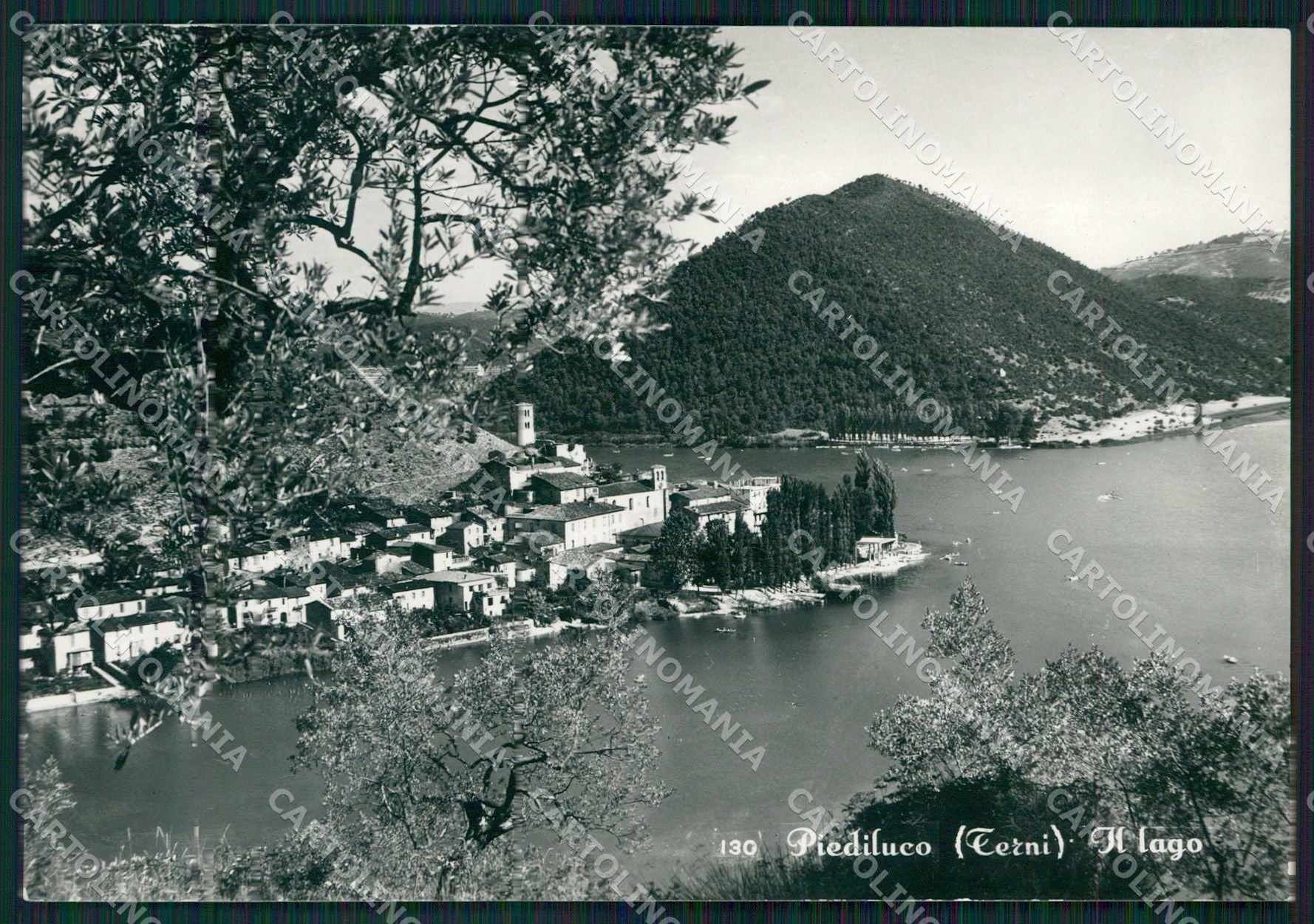 Terni Piediluco Lago di FG Foto cartolina KB5035 – fronte