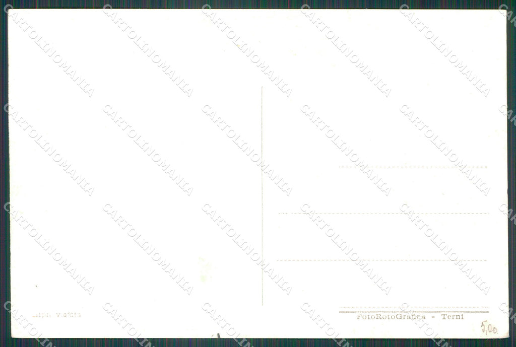 Terni Piediluco Lago di FG Foto cartolina KB5037 – retro