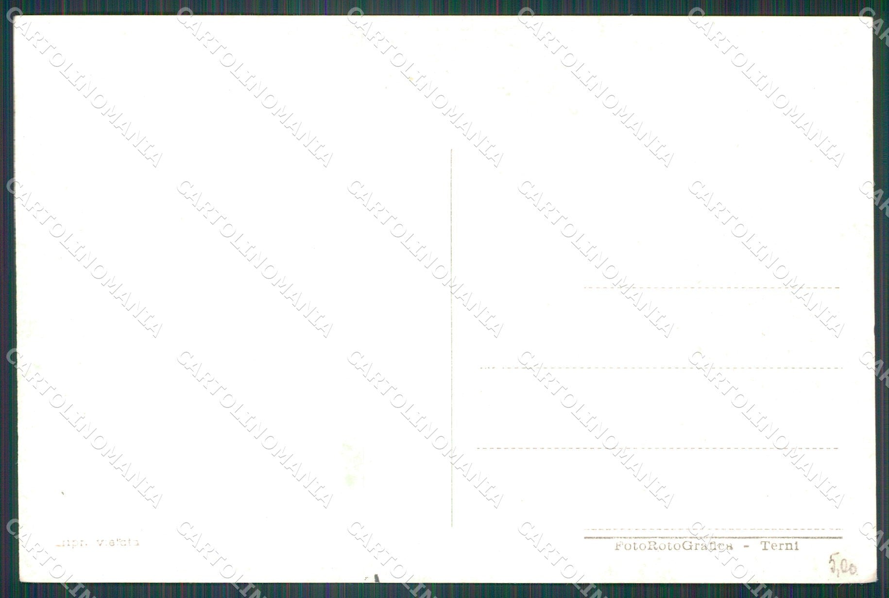 Terni Piediluco Lago di FG Foto cartolina KB5037 – retro