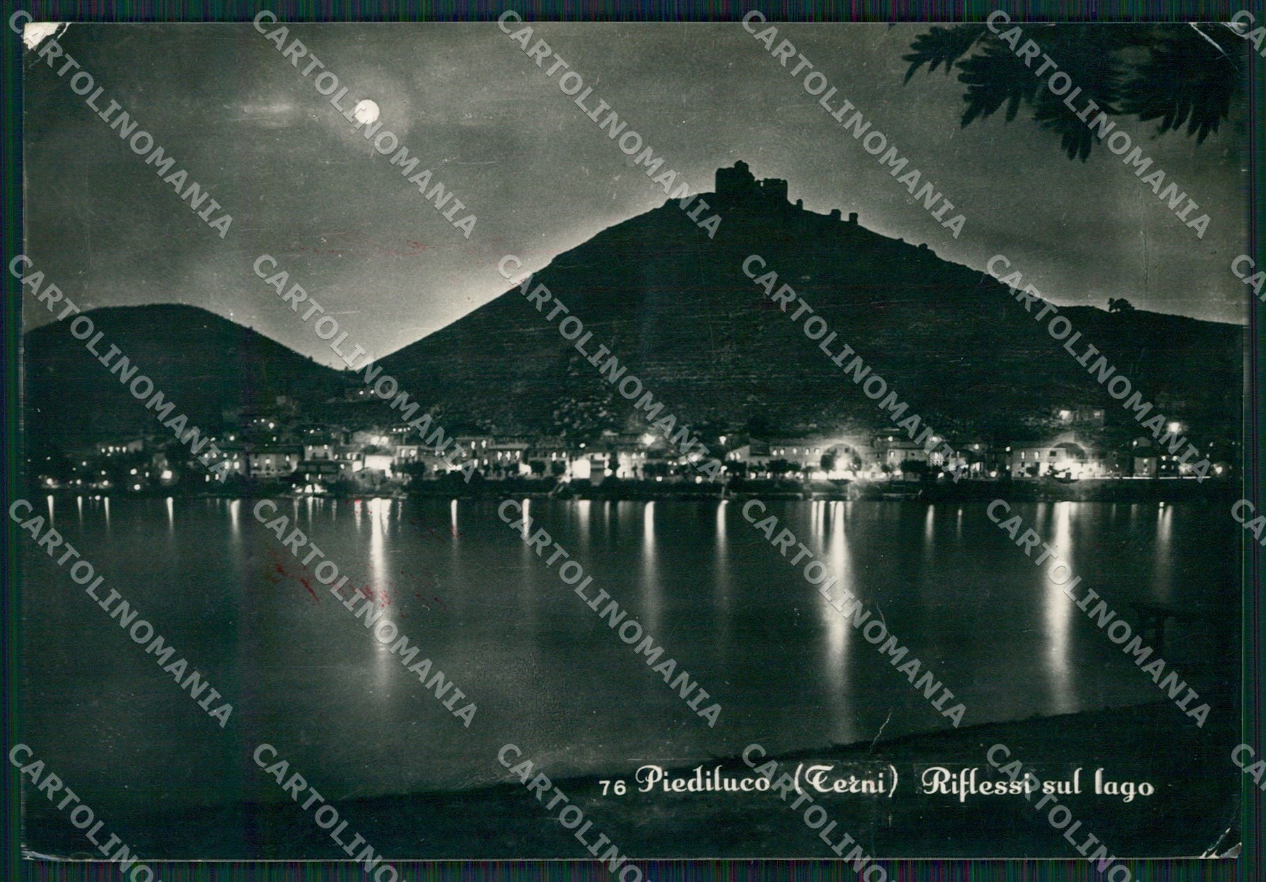 Terni Piediluco Lago di Chiaro di Luna FG Foto cartolina KB5038 – fronte