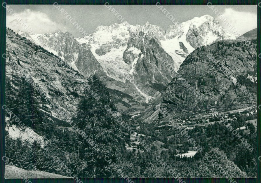 Aosta Courmayeur Valle di FG Foto cartolina KB5054 – fronte