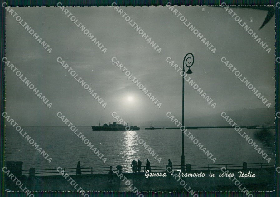 Genova Città Chiaro di Luna FG Foto cartolina KB5055 – fronte